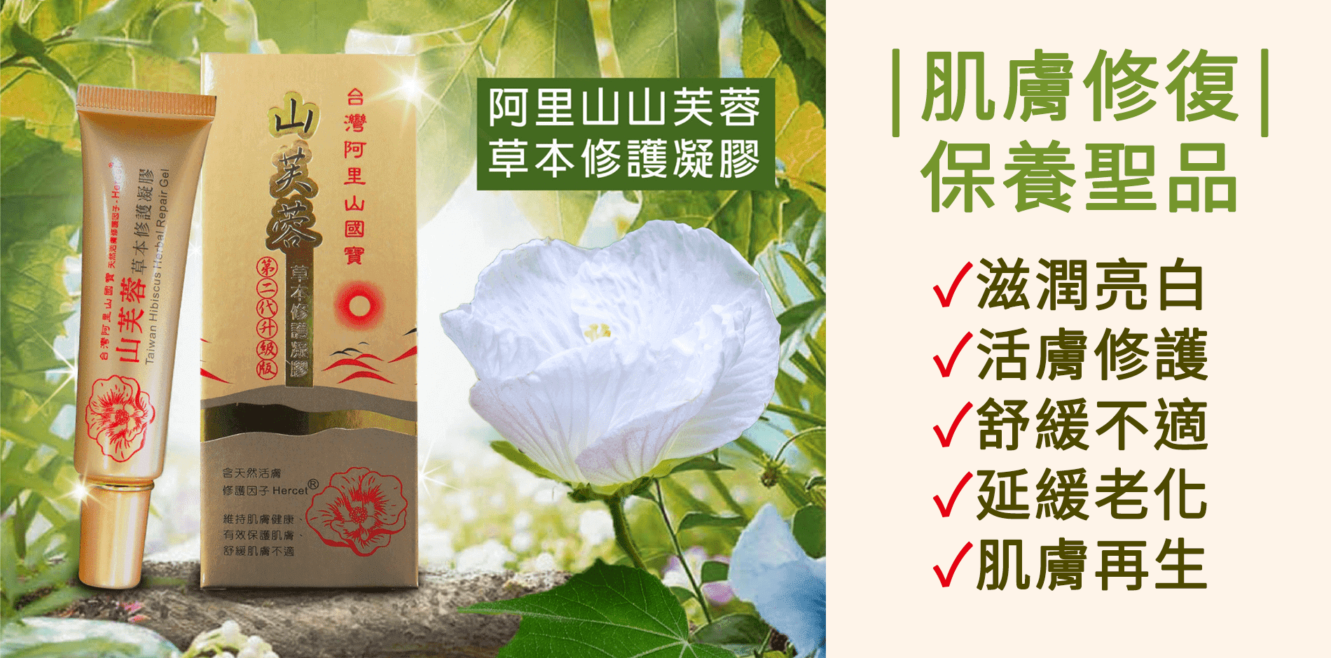 太極石 山芙蓉草本修護凝膠